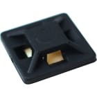 Eur Ohm - Embase adhésive 4,4 mm noire