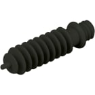 Eur Ohm - Chev. tête filet. noire perc. 8mm