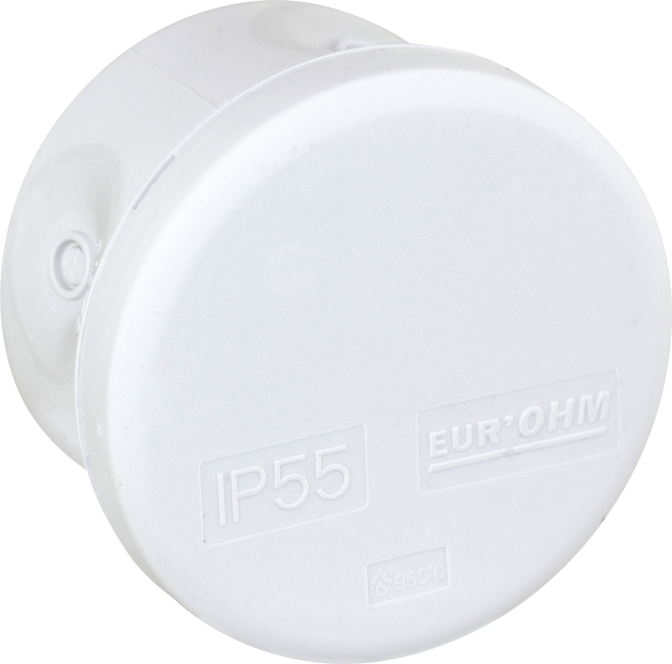 Eur Ohm - Bte IP55 ronde d60x40  960° ent dir.