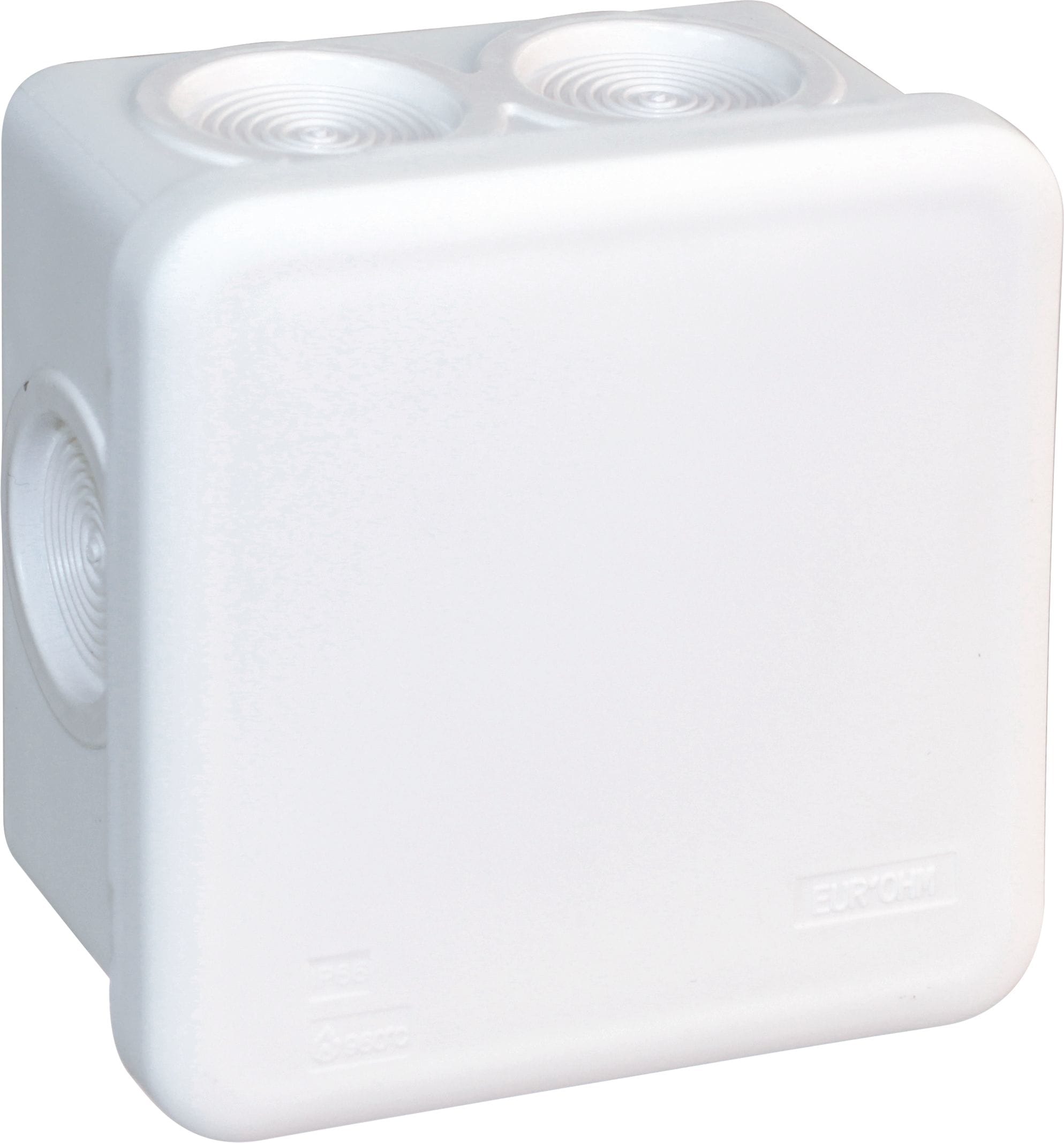 Eur Ohm - Bte blanche IP55 80x80mm - 960°C