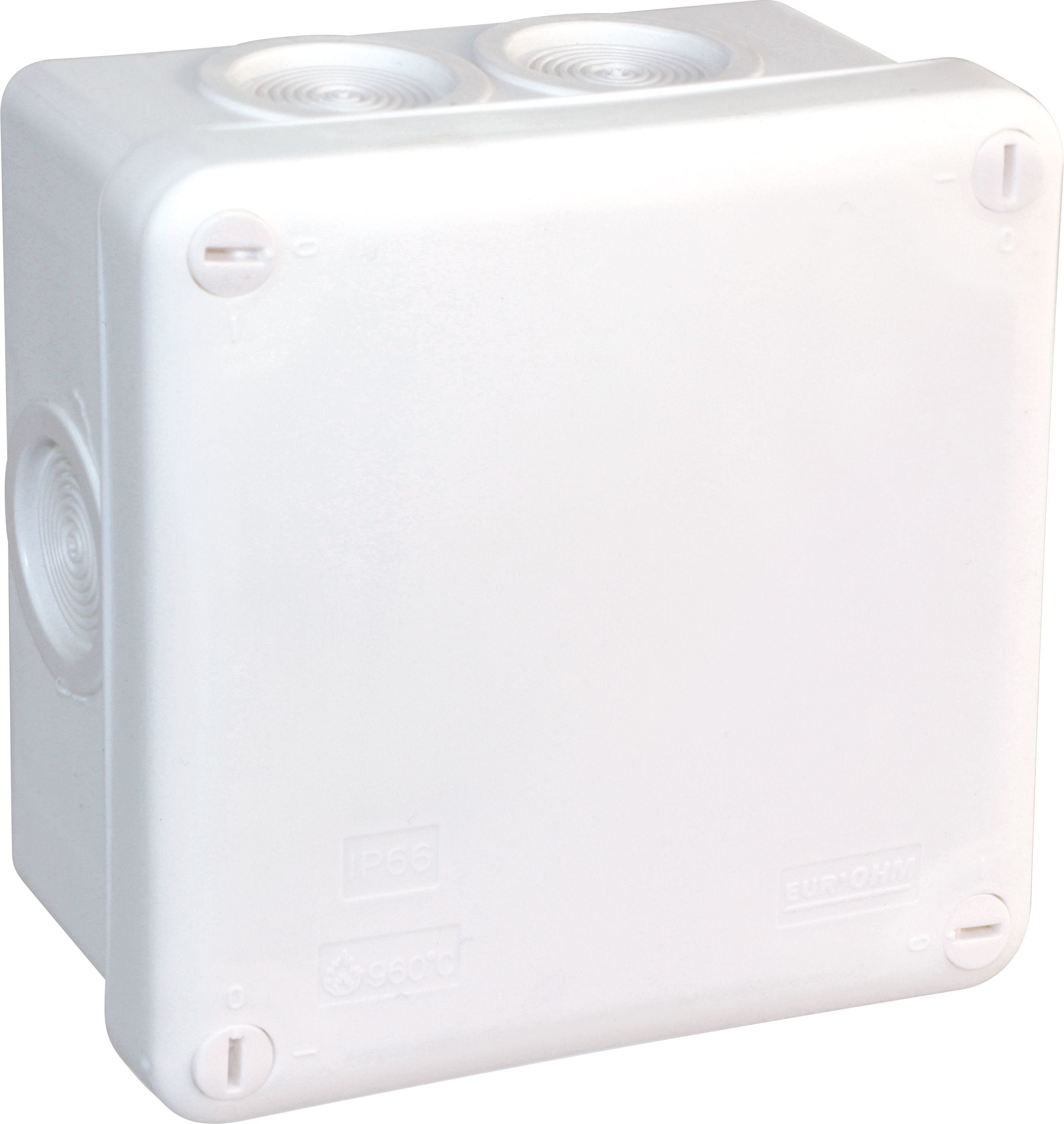 Eur Ohm - Bte blanche IP55 105mmx105mm 960°C