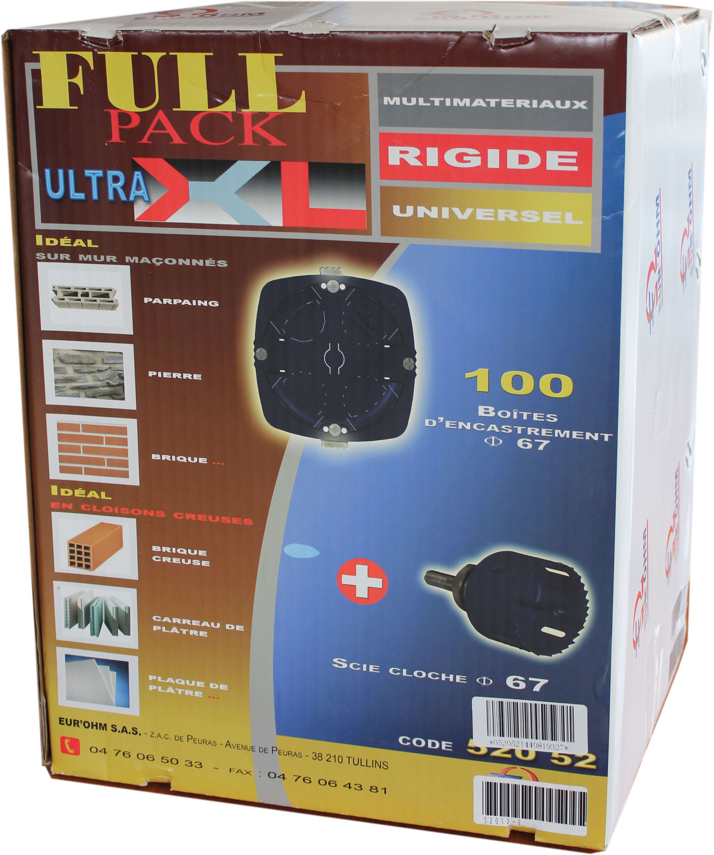 Eur Ohm - Pack 100 bte mu-mat d67 p40+sc