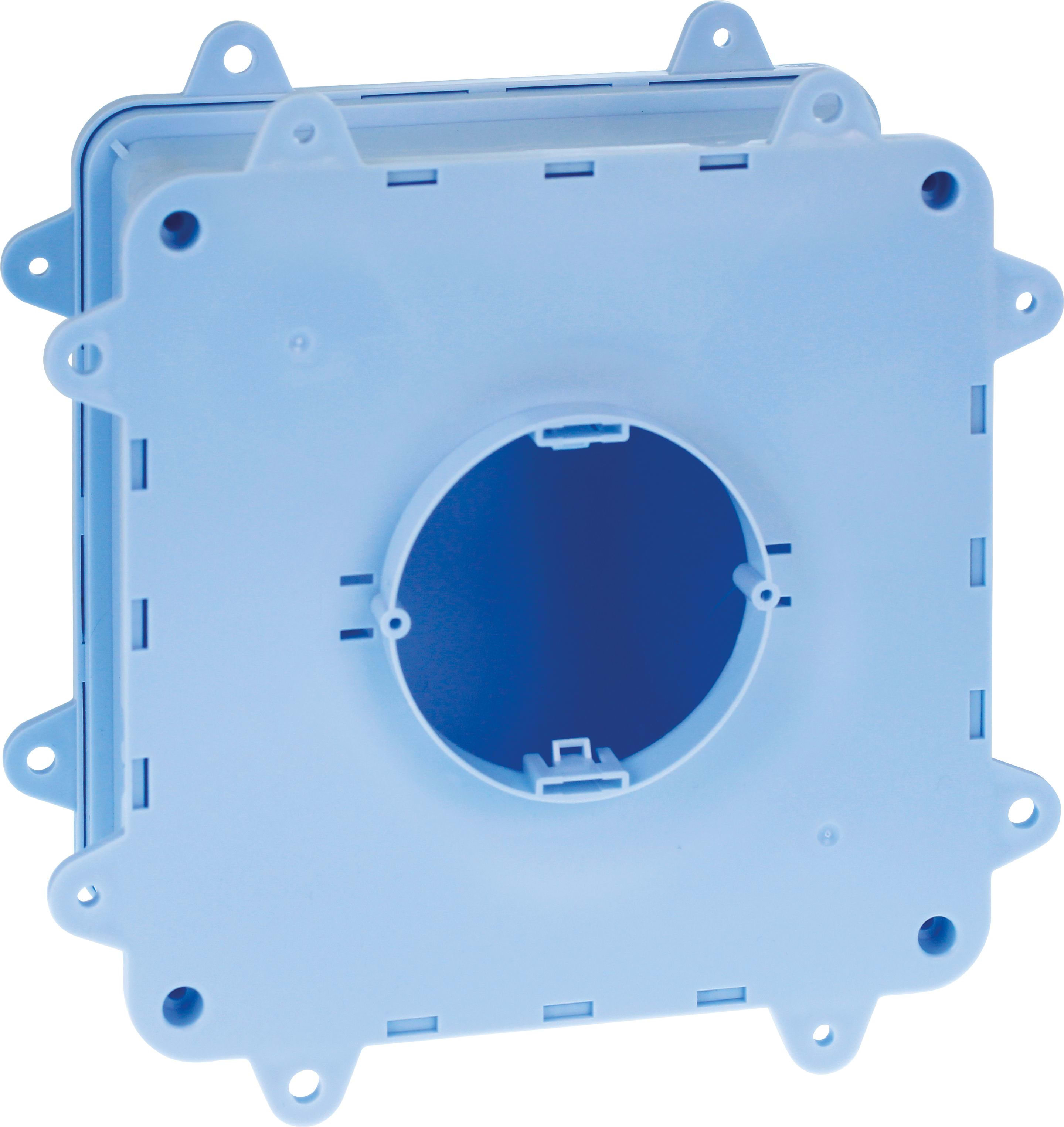 Eur Ohm - DUOBOX Bte cplète pt de ctre 170x170x70mm ouverture Ø75 pattes raccourcies
