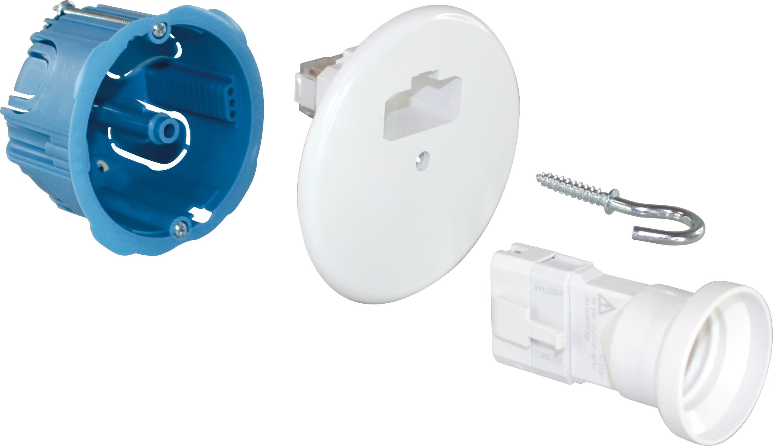 Eur Ohm - KIT Pt ctre E27 d67 +Douille