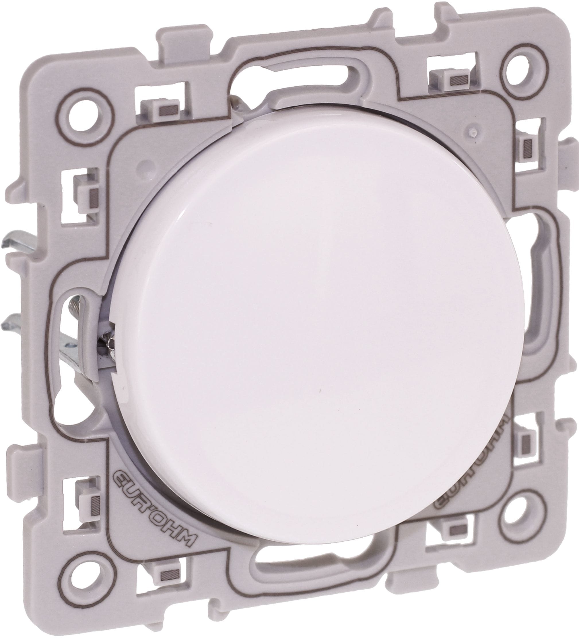 Eur Ohm - SQUARE VV 10A BLC GRIF