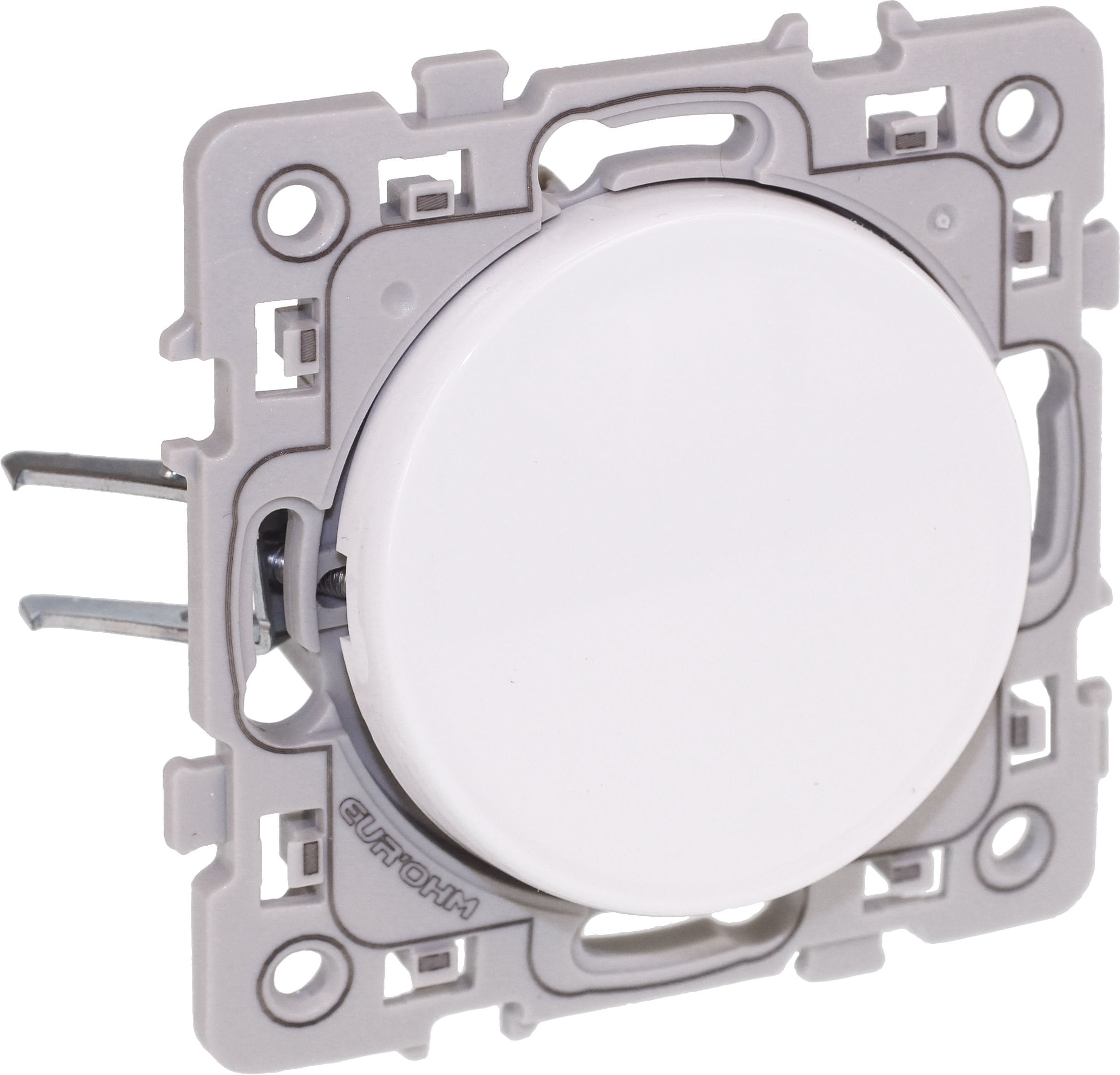 Eur Ohm - SQUARE POUS 10A BLC GRIF