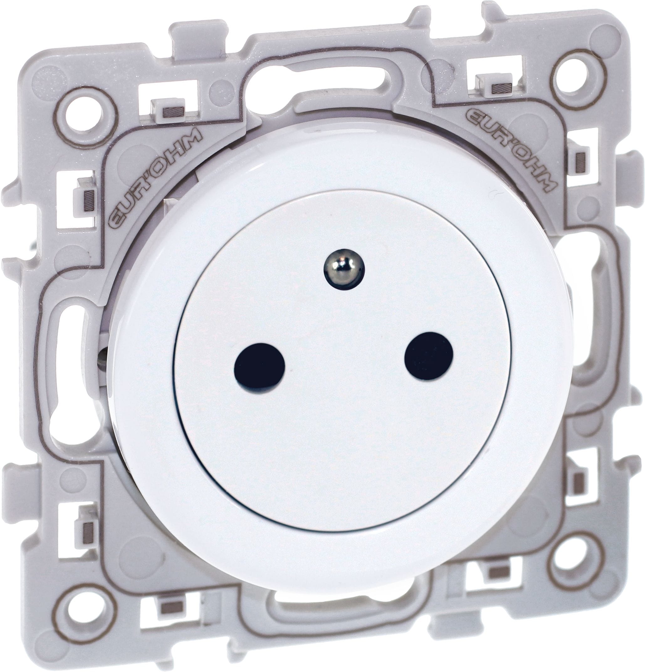 Eur Ohm - SQUARE PC 2P+T affeurante. BLC