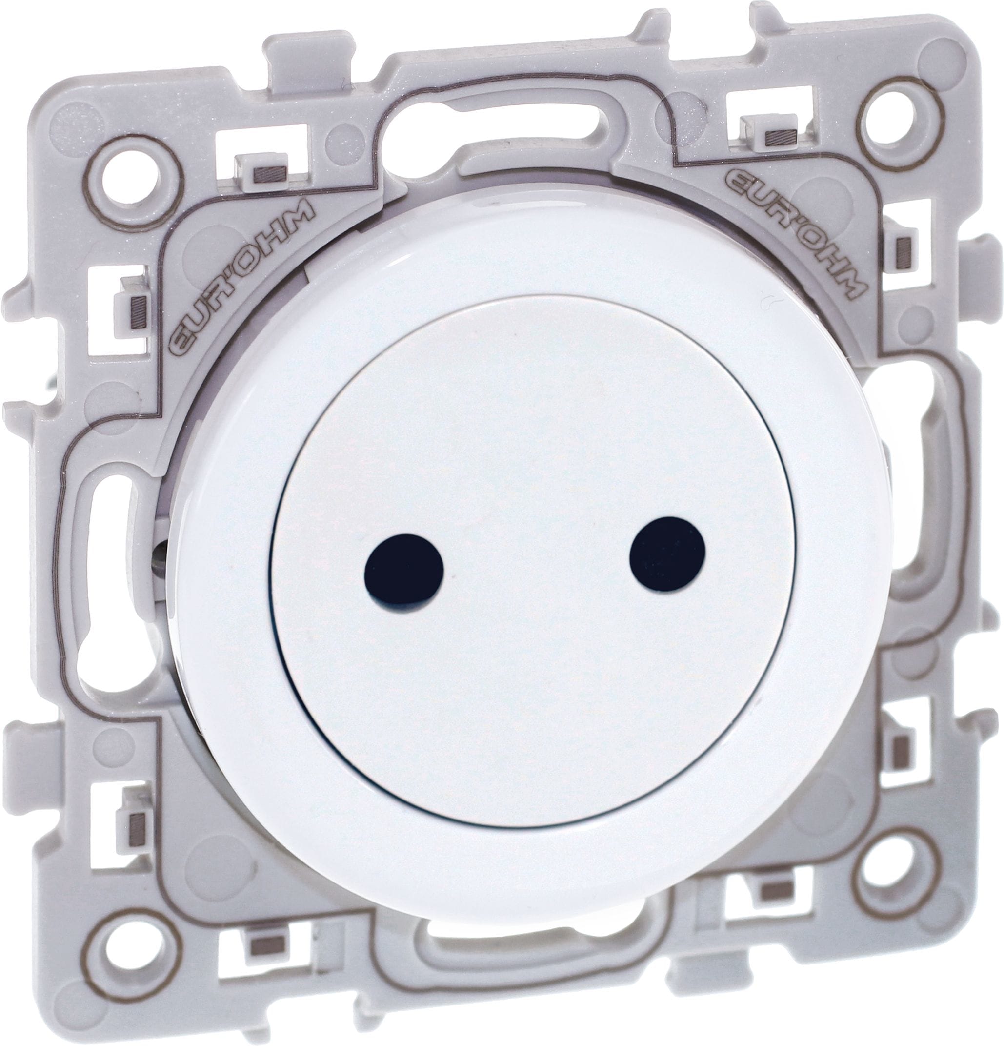 Eur Ohm - SQUARE PC 2P affleurante BLC