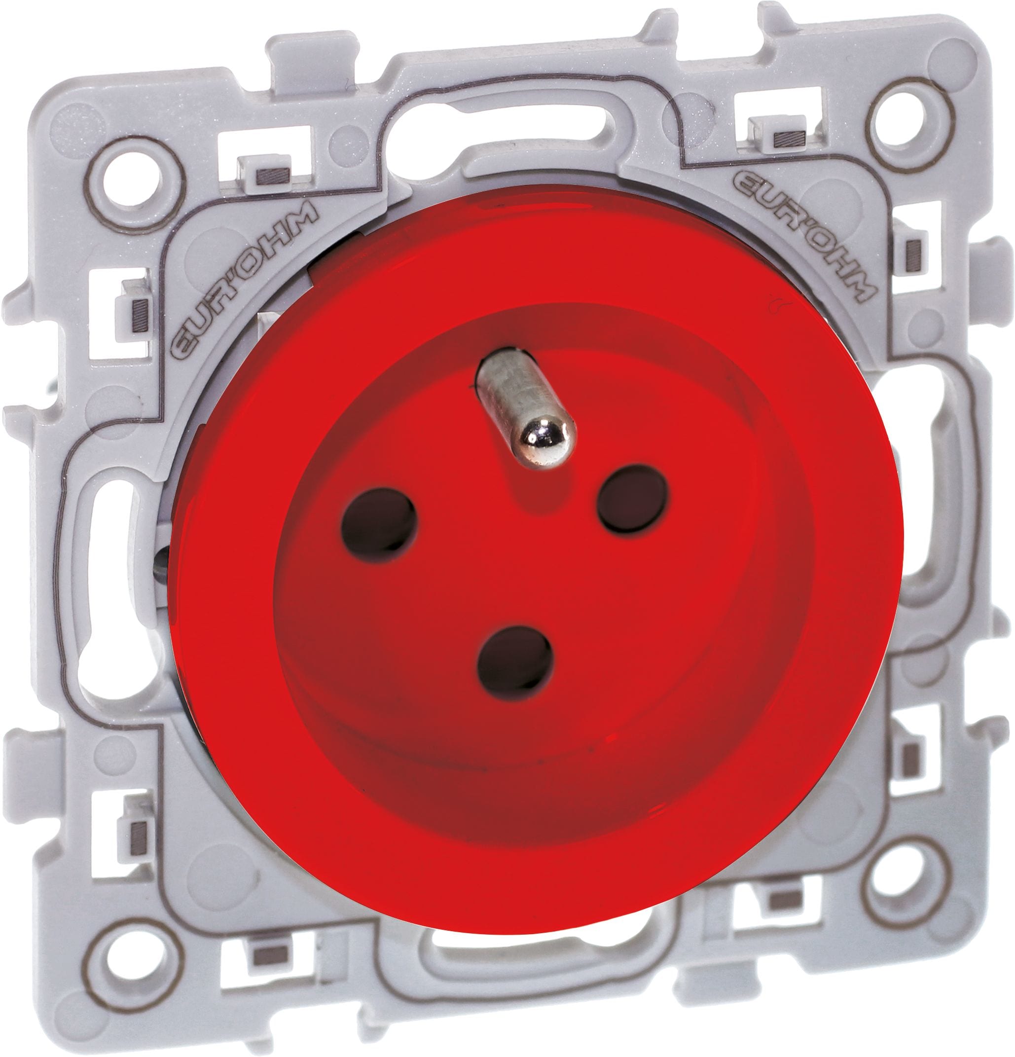 Eur Ohm - SQUARE PC 2P+T RGE detromp