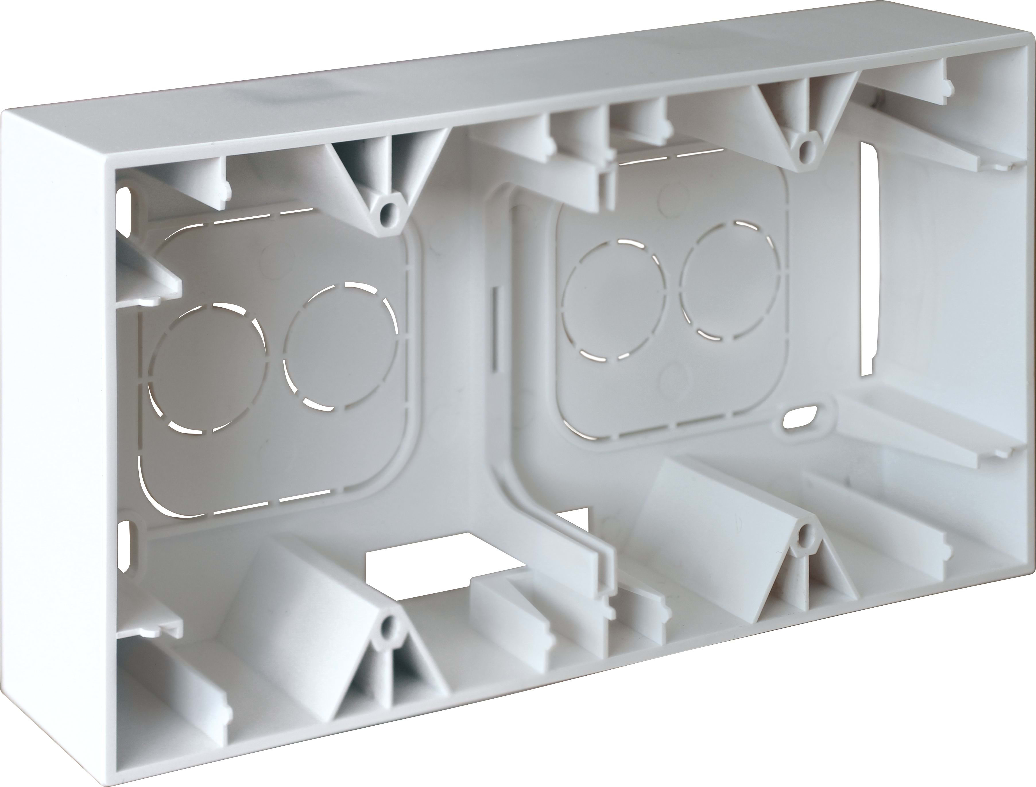 Eur Ohm - SQUARE cadre saillie 2 postes