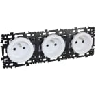 Eur Ohm - SQUARE PC 3x2P+T précab. BLC