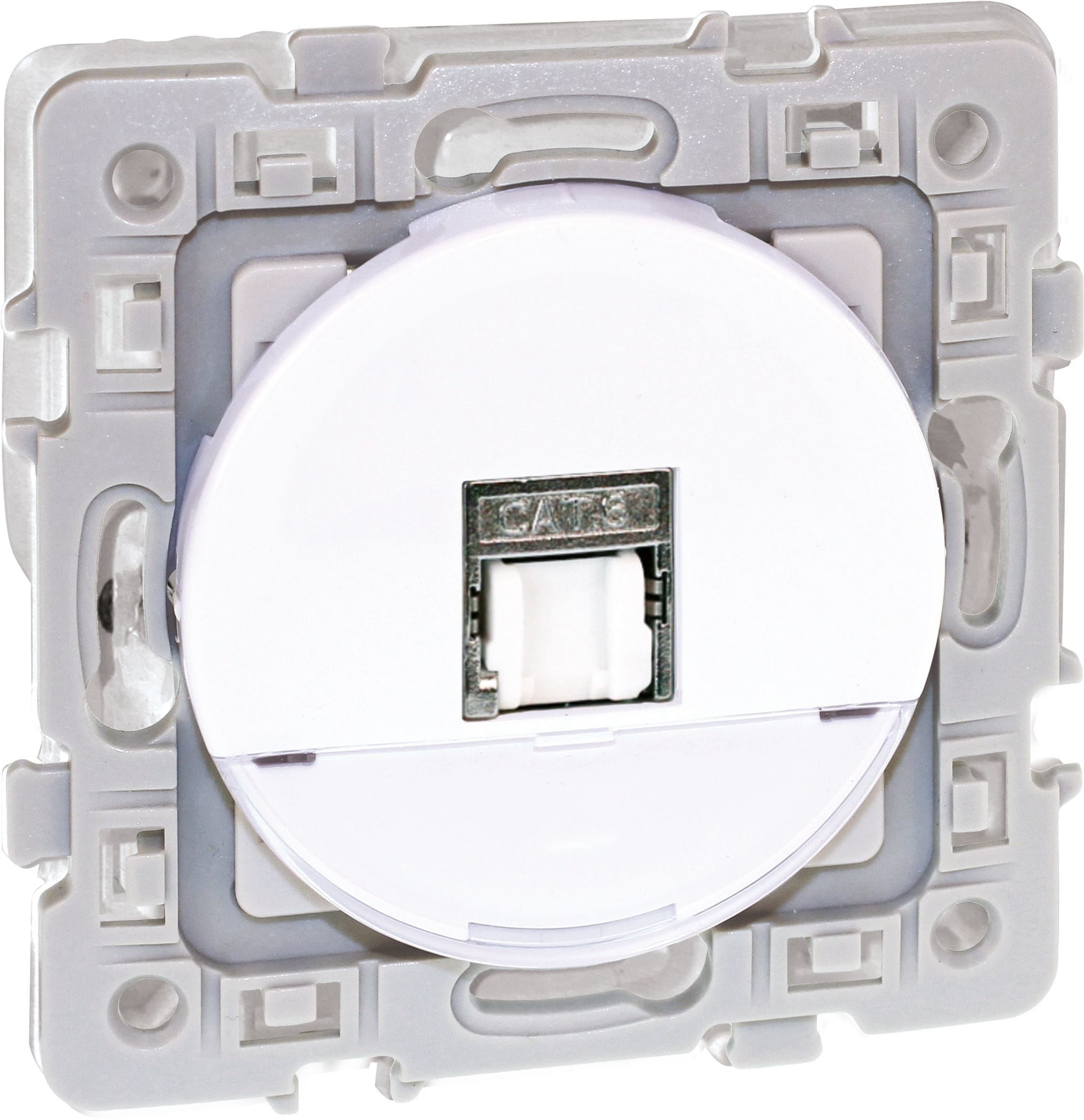 Eur Ohm - SQUARE RENO RJ 45 CAT6 grade3 multimedia STP BLC