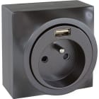 Eur Ohm - DUNE 2P+T + USB A VULCAIN