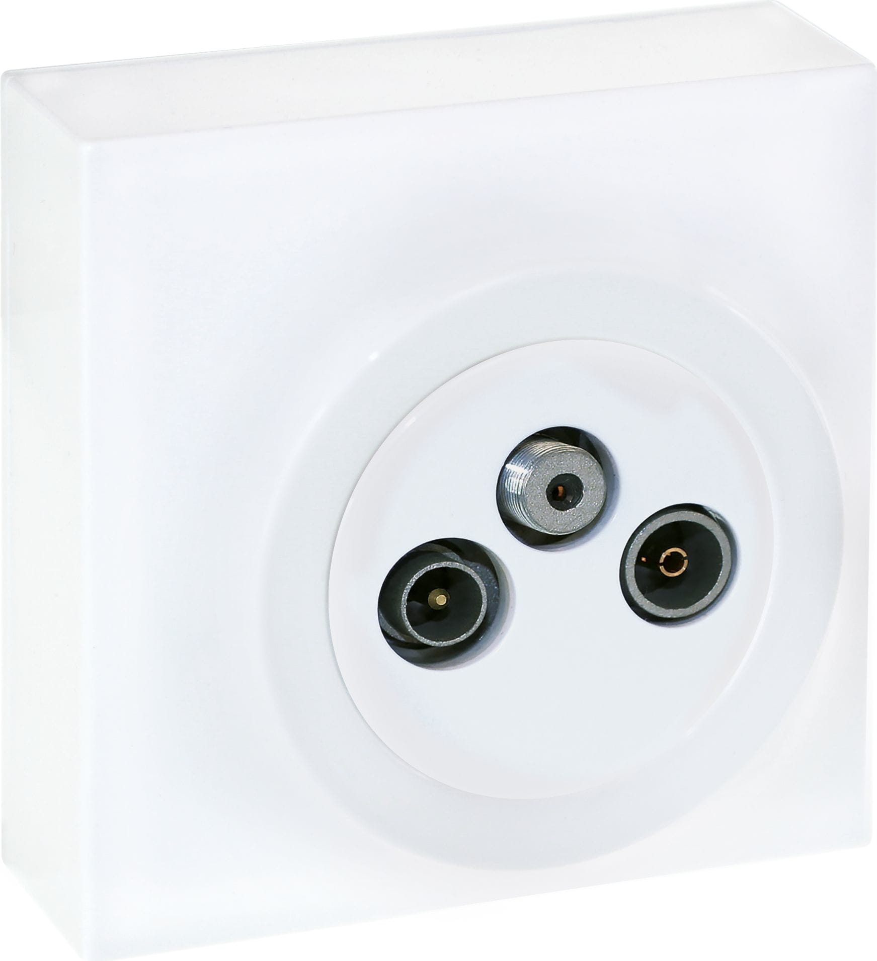 Eur Ohm - DUNE Prise TV/FM/SAT BLANC
