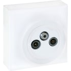 Eur Ohm - DUNE Prise TV/FM/SAT BLANC