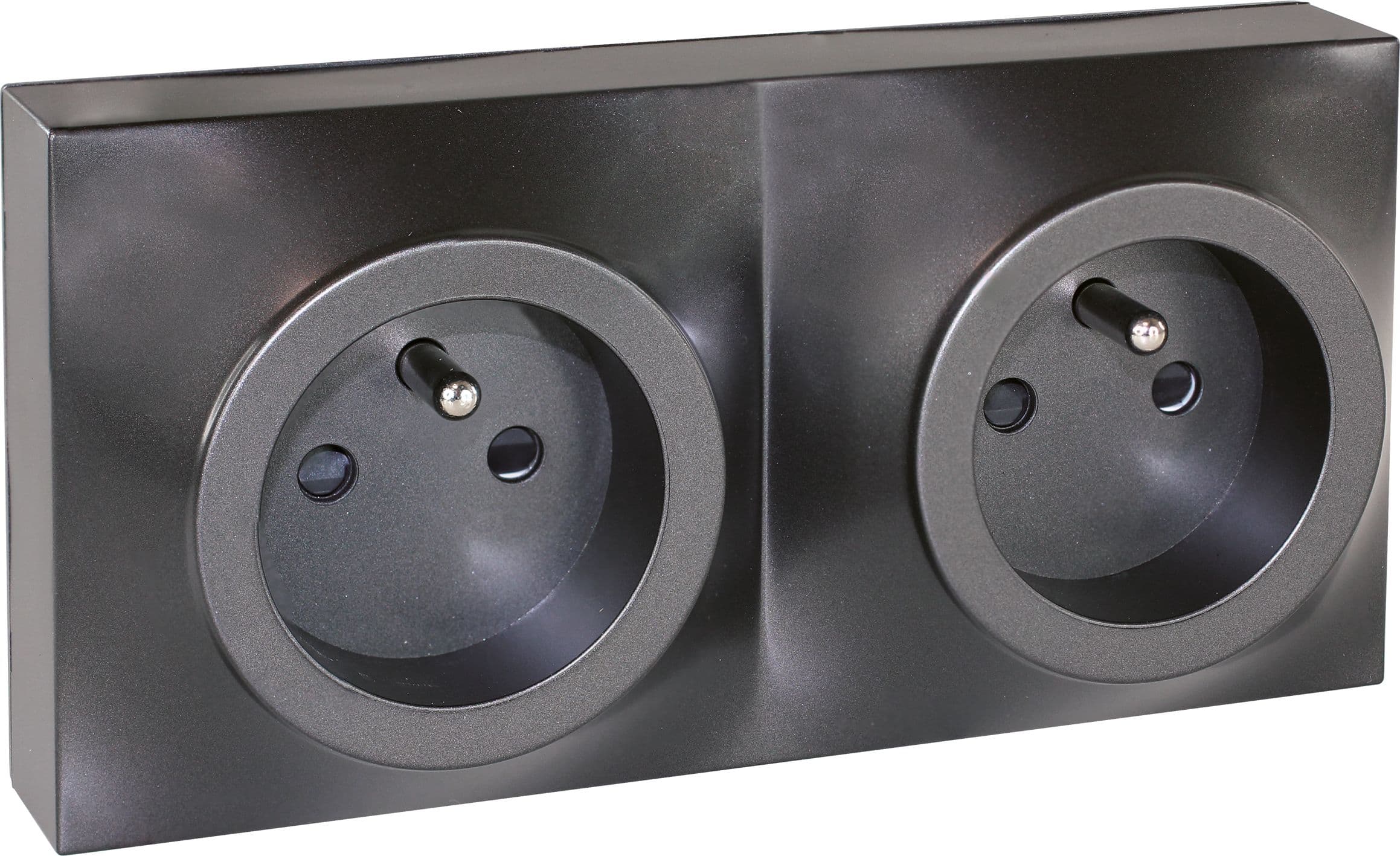 Eur Ohm - DUNE double PC 2P+T PRECABLEE VULCAIN