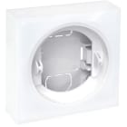 Eur Ohm - DUNE CADRE SIMPLE + EMBASE pour simple  VV ou BP  BLANC