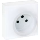 Eur Ohm - DUNE CADRE SIMPLE + EMBASE pour PC  BLANC
