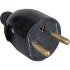 Eur Ohm - 16A male p.feuille dte noire
