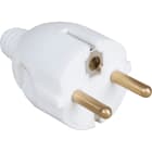 Eur Ohm - Fiche male all. 16A blanche