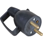 Eur Ohm - 16A male coiffe  ann. noire