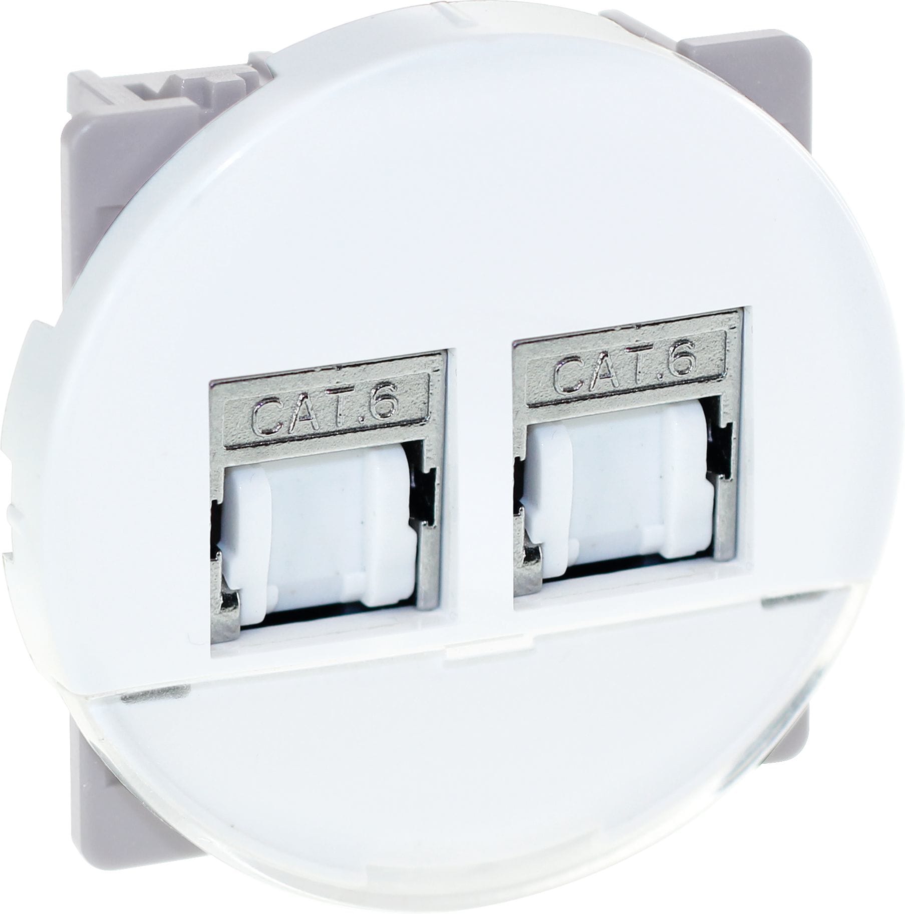 Eur Ohm - COMETE Double Prise RJ45 Multimédia STP Cat.6 Grade 3 BLC
