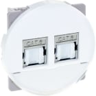 Eur Ohm - COMETE Double Prise RJ45 Multimédia STP Cat.6 Grade 3 BLC