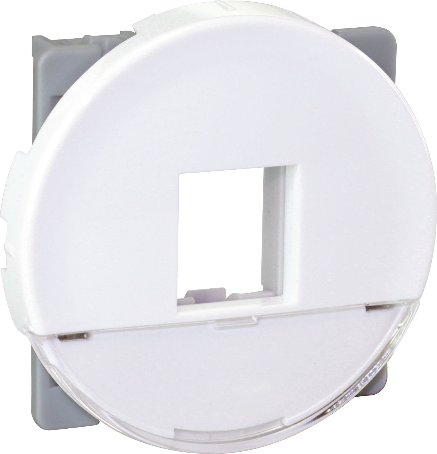 Eur Ohm - COMETE Plastron adaptateur noyaux RJ45 Keystone BLC