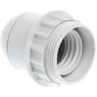 Eur Ohm - Douille E14 dble bague blanche