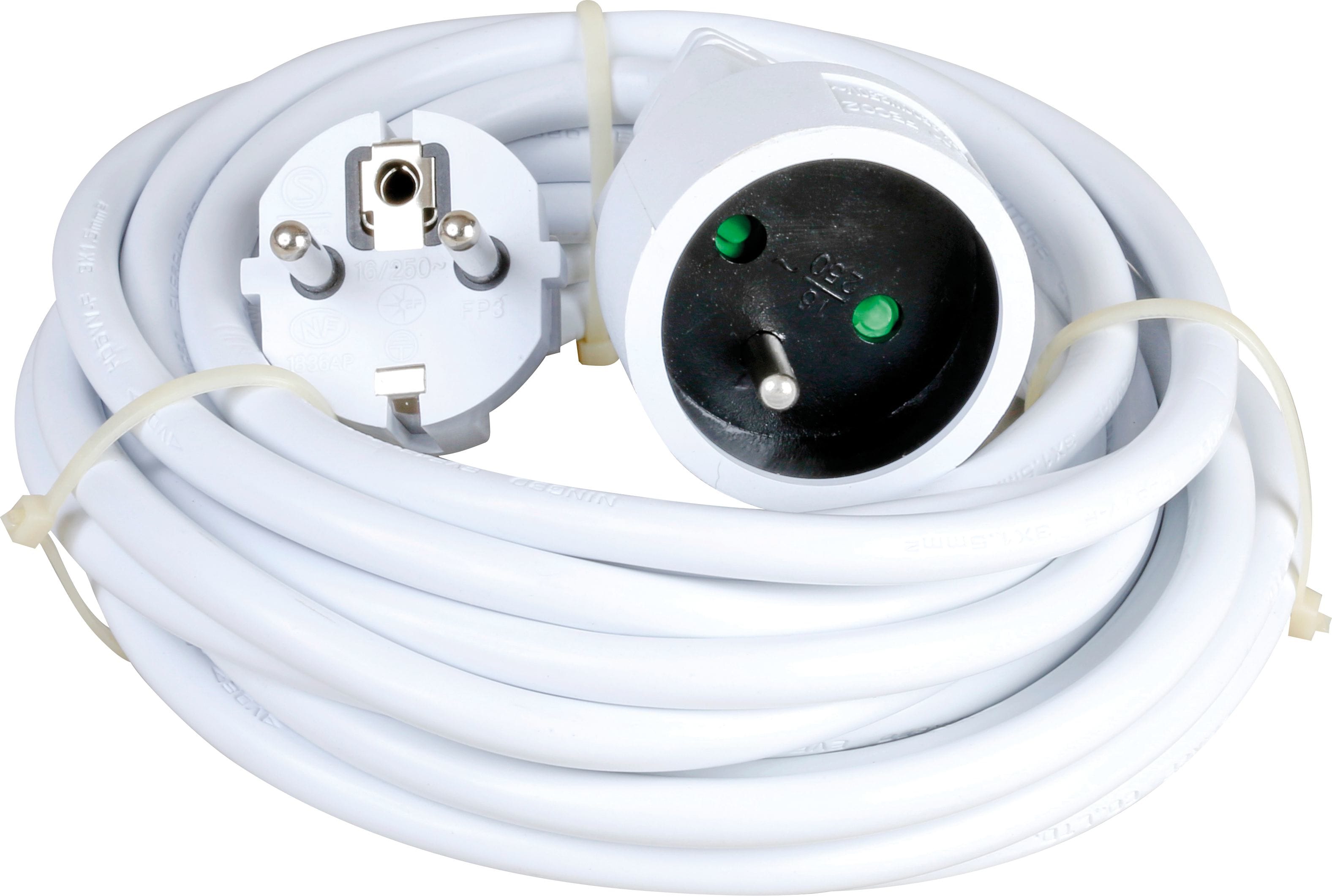 Eur Ohm - Prol.10/16A 3x1.5 3m blc