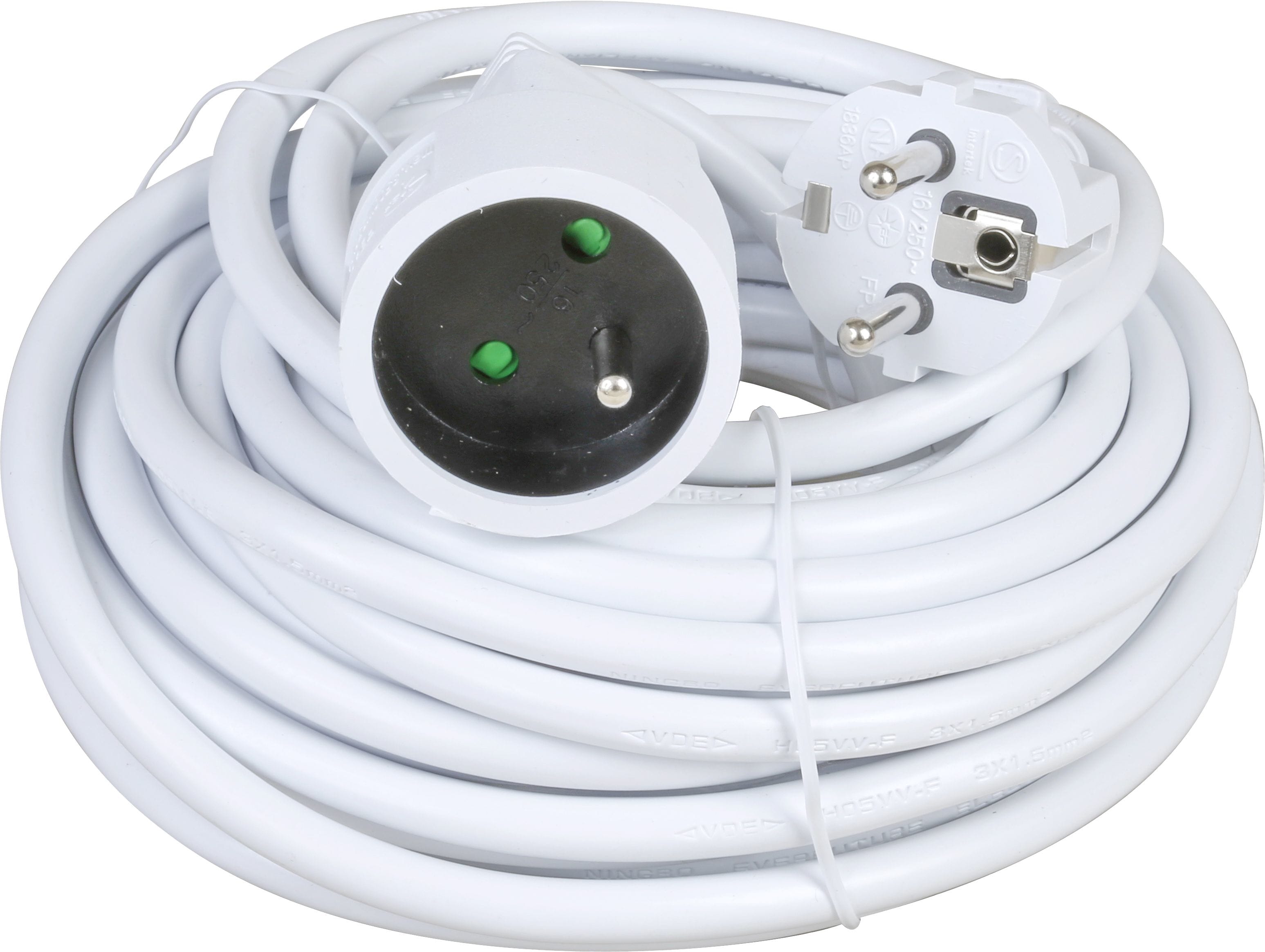 Eur Ohm - Prol.10/16A 3x1.5 10m blc