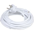 Eur Ohm - Cordon 3x1.5²  5m blanc