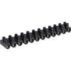 Eur Ohm - Barrette laiton noire 25 mm²