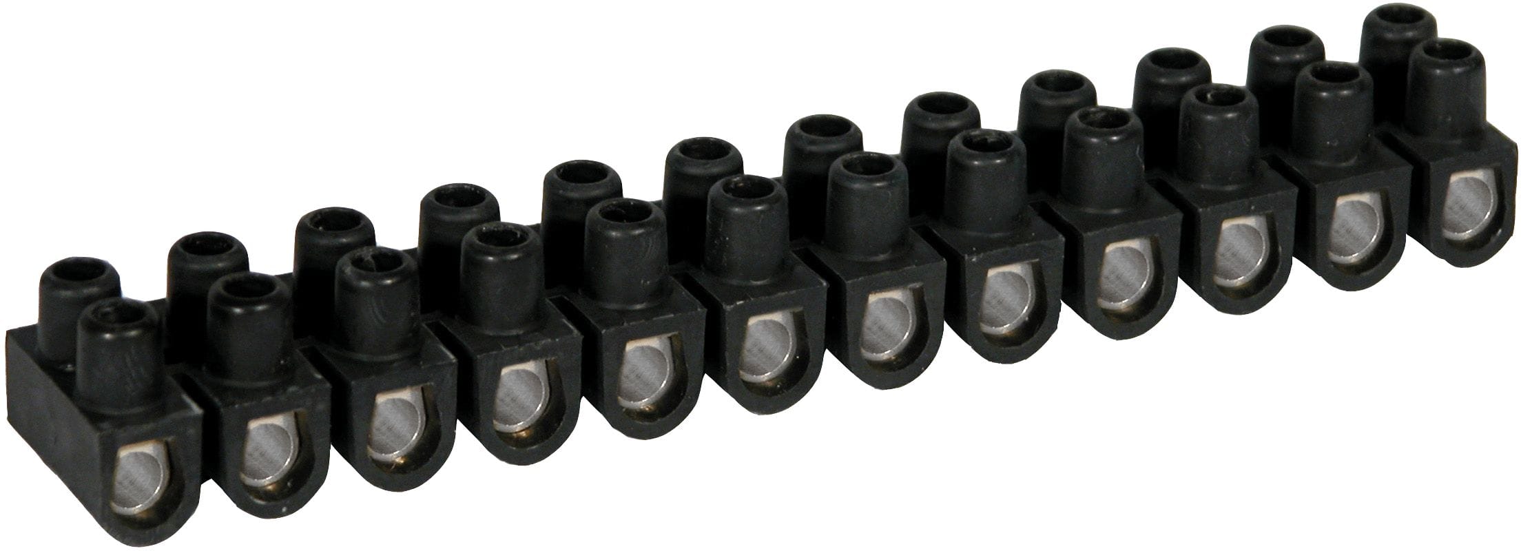 Eur Ohm - Barrette acier noire10 mm²