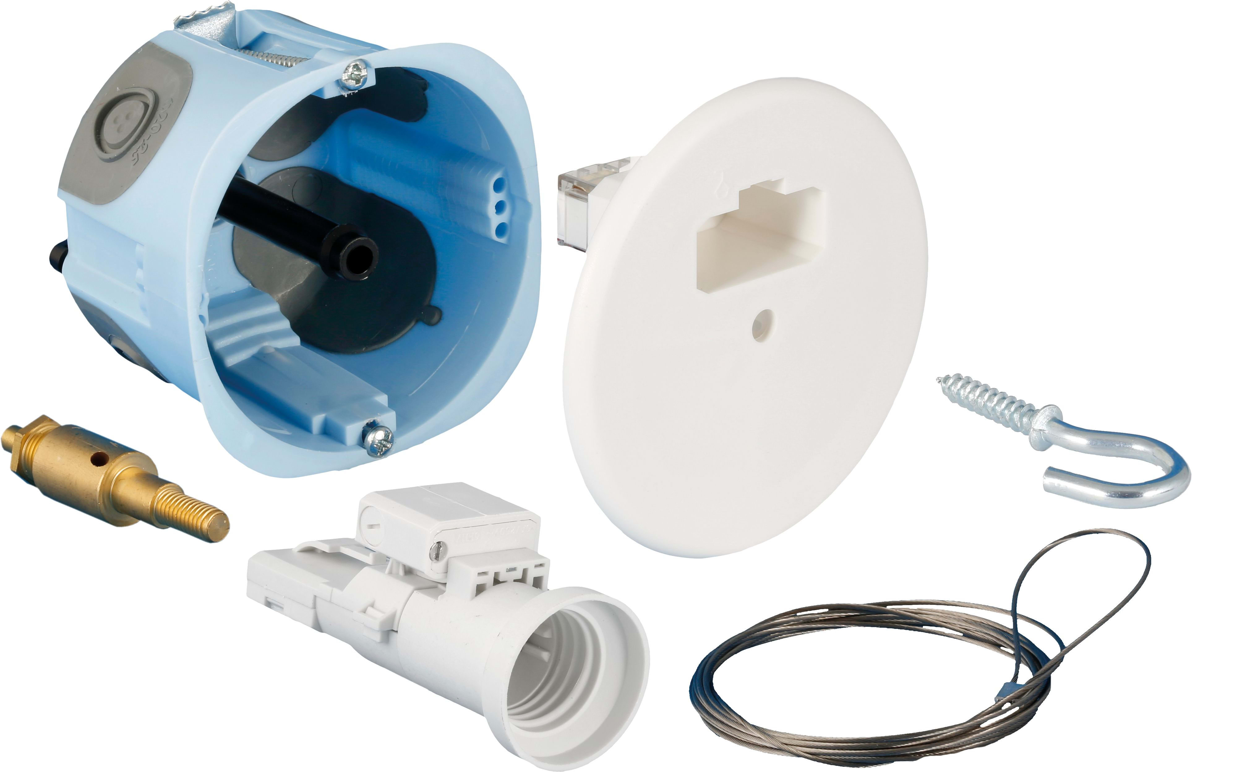 Eur Ohm - Kit centre placo E27 Air'metic fixation rapportée
