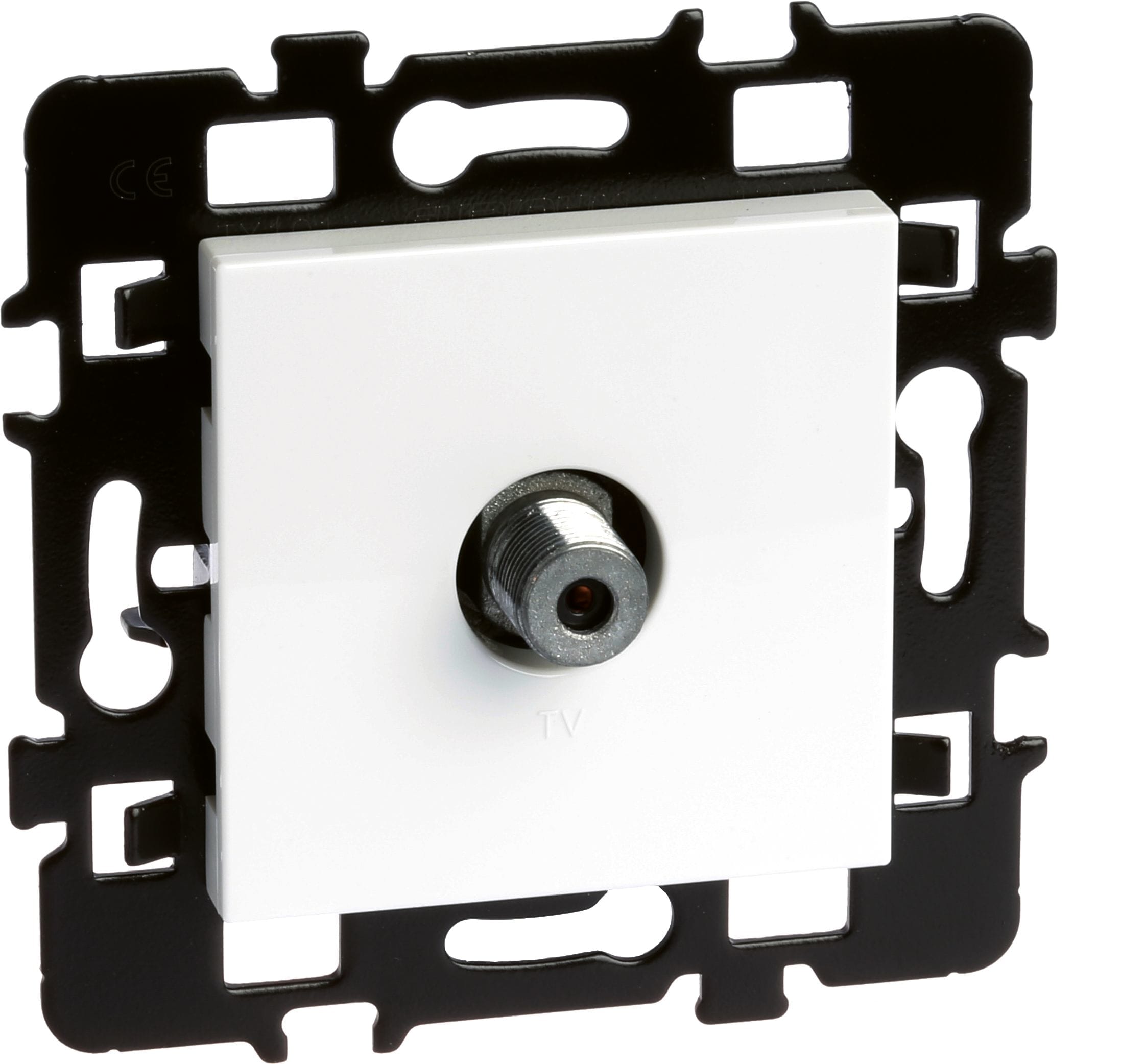Eur Ohm - Prise TV  F  multi-serv. + enj.