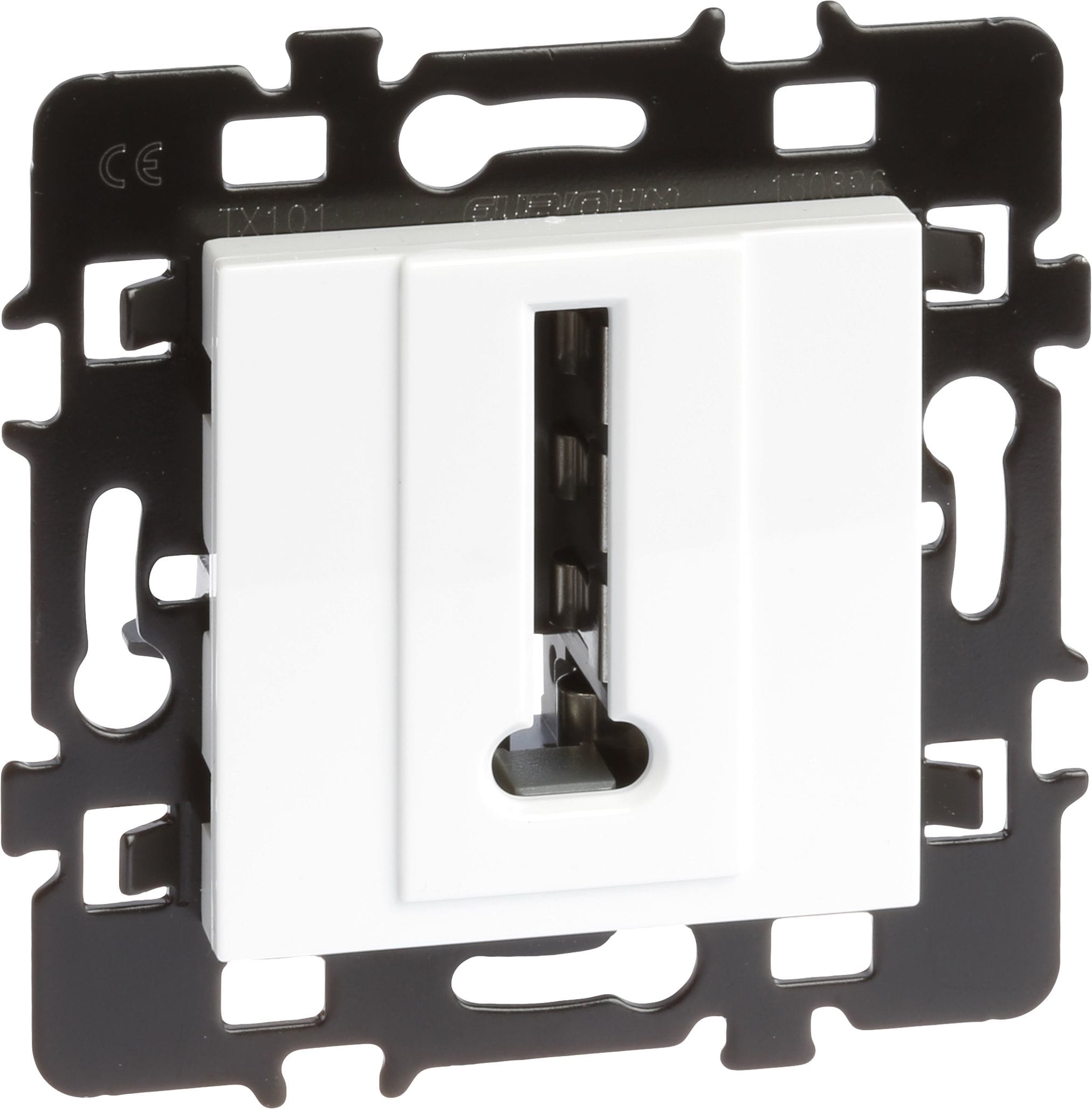 Eur Ohm - Prise tel 8 plots + enj.