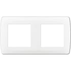 Eur Ohm - Plaque blanche 2p. ent71mm