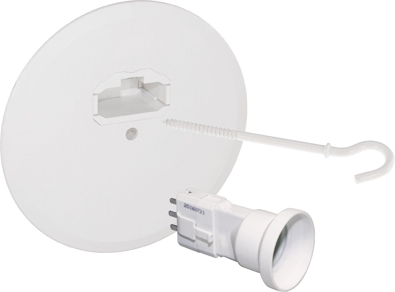 Eur Ohm - Kit Finition Piton 85mm + Couv. D120 + FD E27