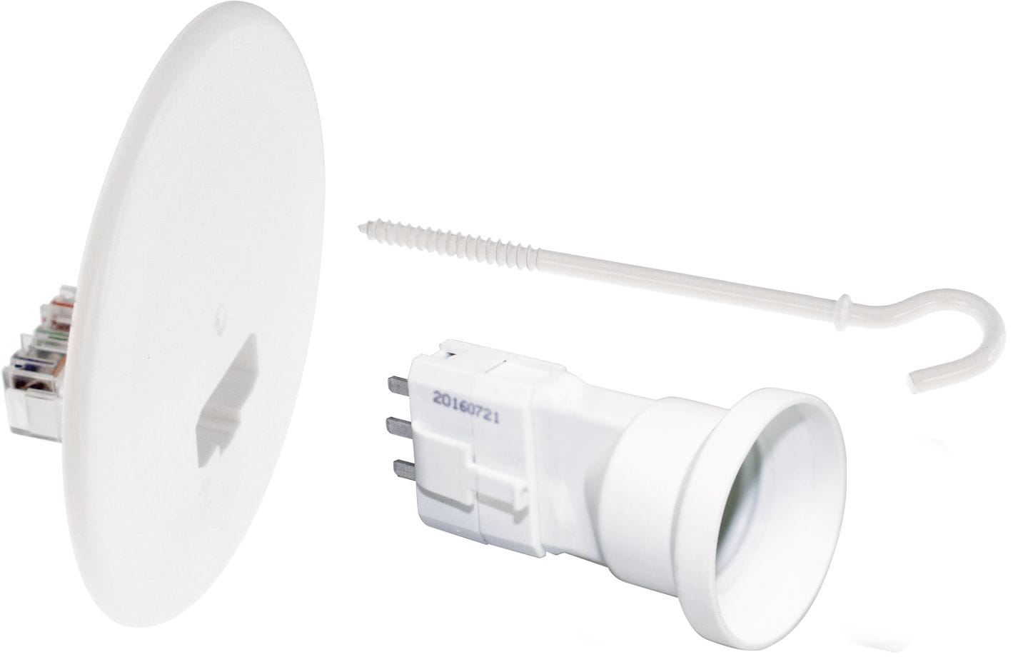 Eur Ohm - Kit Finition Piton 100mm + Couv. D120 + FD E27