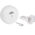 Eur Ohm - Bte ctre DCL saillie  + piton + douille E27