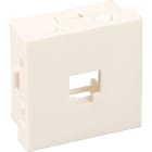 Eur Ohm - Supp. RJ45 Keystone*TM  blche 45x45