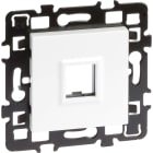 Eur Ohm - Cadre support RJ45 ( sans noyau)