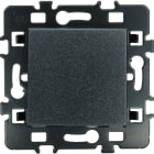 Eur Ohm - Bouton- poussoir anthracite