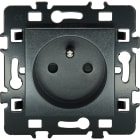 Eur Ohm - Prise 2P+T anthracite