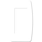 Eur Ohm - Plaque blanche 1/2 poste