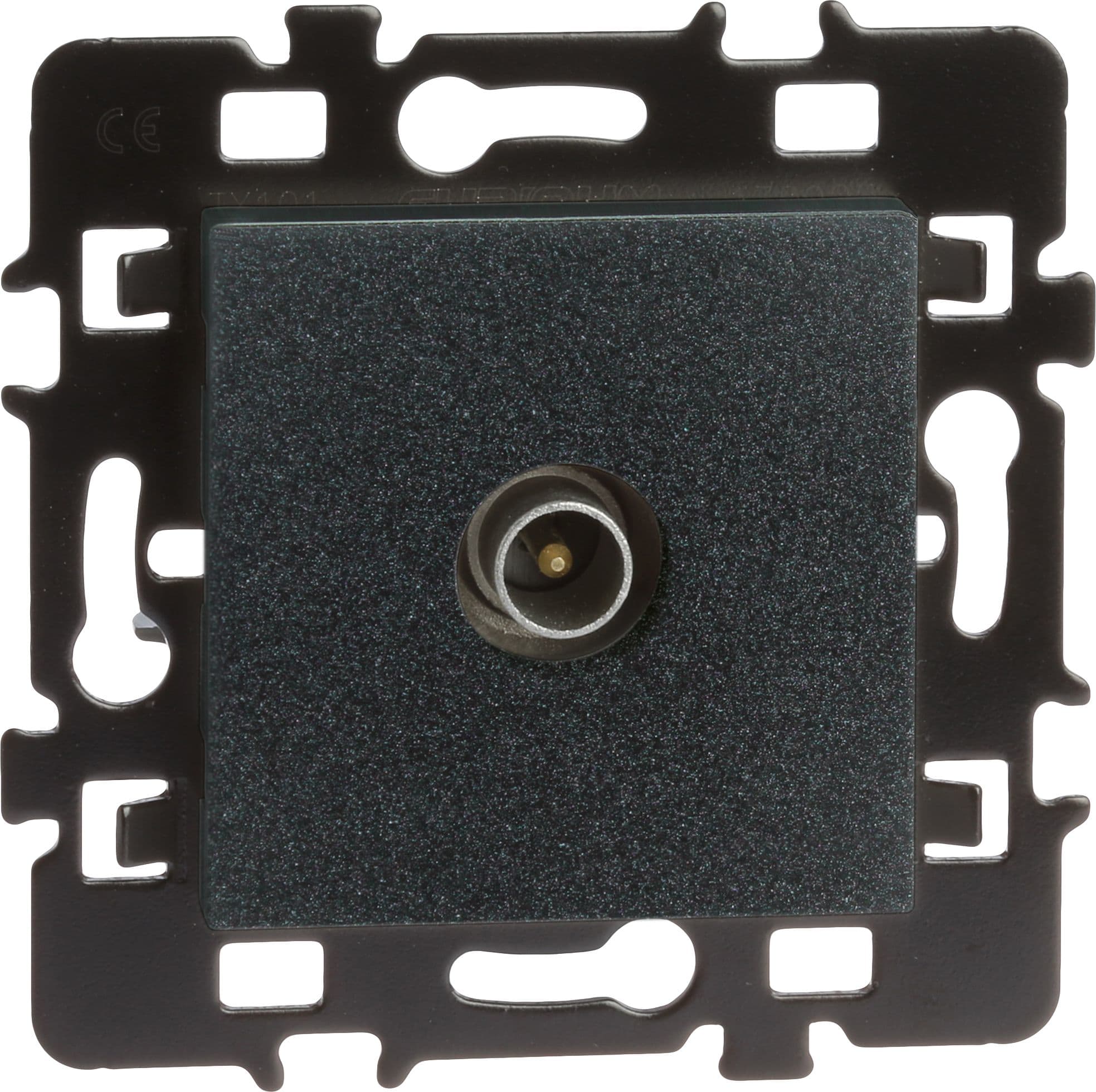 Eur Ohm - Prise TV anthracite