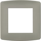 Eur Ohm - Plaque taupe 1 poste
