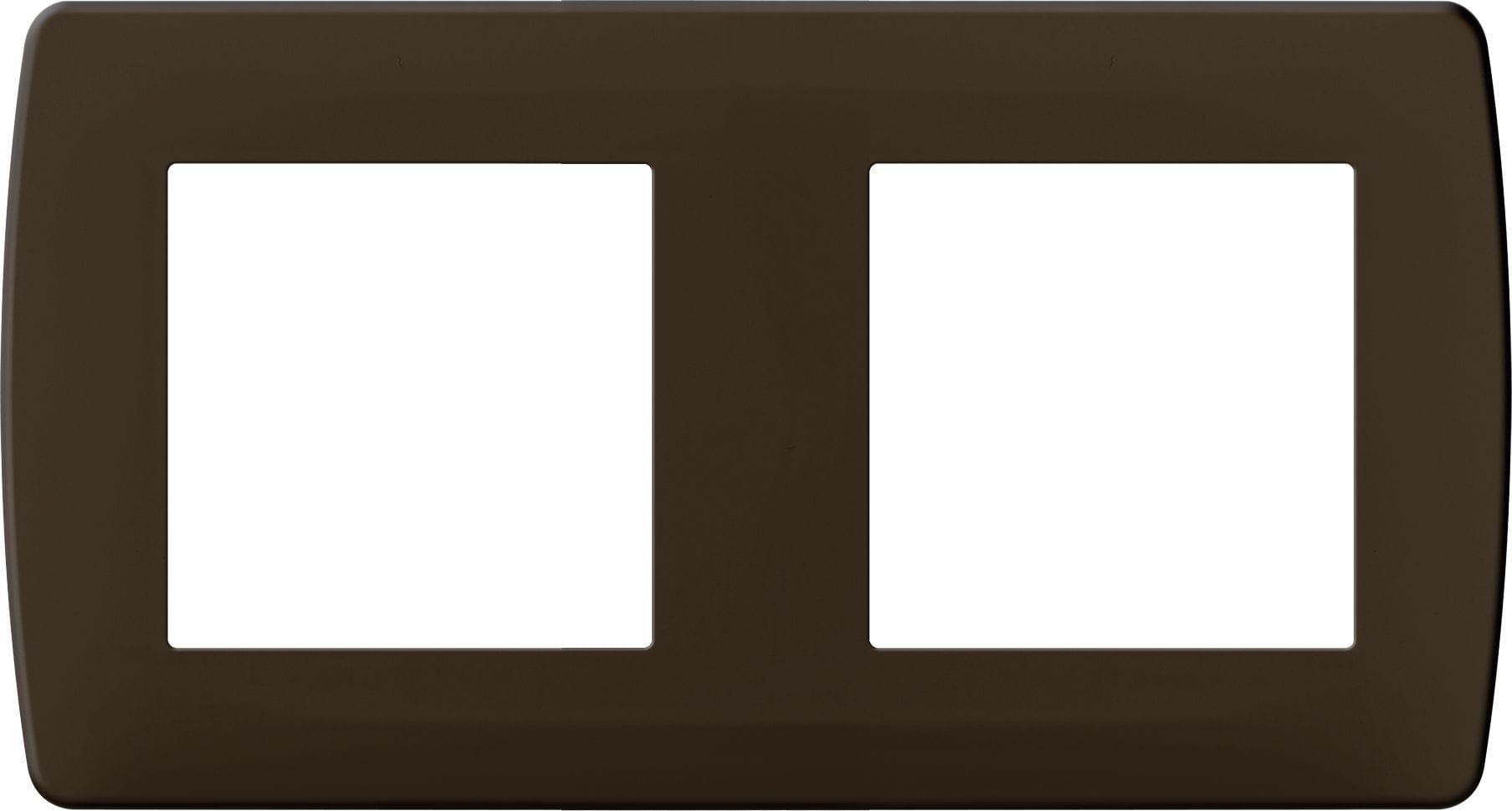 Eur Ohm - "Plaque ""chocolat"" 2 postes"