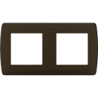 Eur Ohm - "Plaque ""chocolat"" 2 postes"